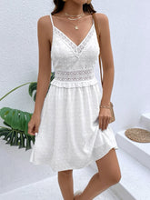 Eyelet Crochet Waist Floral Ruffle Tiered Mini Dress Newgew Dresses