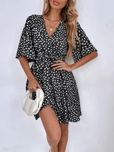 V-neck Waist Fashion Versatile Boho Dress Newgew Dresses