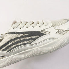 Women's Far Wave Hollow Breathable Summer Reflective Canvas Shoes Newgew