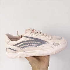 Women's Far Wave Hollow Breathable Summer Reflective Canvas Shoes Newgew