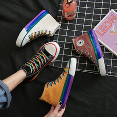 Women's Summer Flat Versatile Korean Style Canvas Shoes Newgew