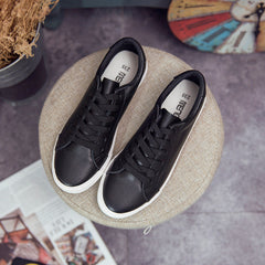Women's Three-time Vulcanized Flat Korean Classic Pumps Canvas Shoes Newgew