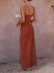 Fashionable Slit Suspender Dress Newgew Dresses