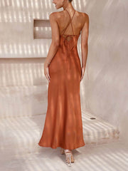 Unique Neckless Backless Maxi Dresses Newgew Dresses