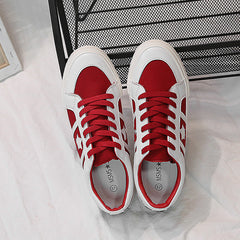 Women's & Men's Summer Bright Oil Retro Classic Vulcanized Canvas Shoes Newgew