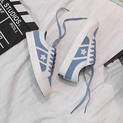 Women's & Men's Summer Bright Oil Retro Classic Vulcanized Canvas Shoes Newgew