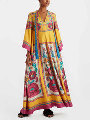 Magnifico Printed Maxi Dress - Marigold Newgew Dresses