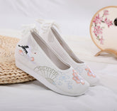 For Han Chinese Clothing Round Head Female Canvas Shoes Newgew