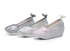 For Han Chinese Clothing Round Head Female Canvas Shoes Newgew