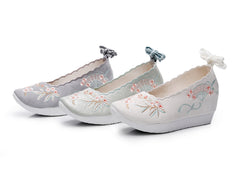 For Han Chinese Clothing Round Head Female Canvas Shoes Newgew
