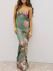 Resort Slim Printed Slip Dress Newgew Dresses