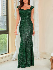 Green Sling Long Mopping Dress Newgew Dresses