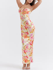 Printed Maxi Dress Newgew Dresses