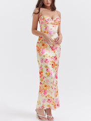 Printed Maxi Dress Newgew Dresses