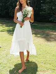 Chiffon Ruffle Midi Dress Newgew Dresses