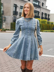 Denim Darling Mini Dress Newgew Dresses