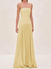 Susan Sunshine Yellow Maxi Dress Newgew Dresses