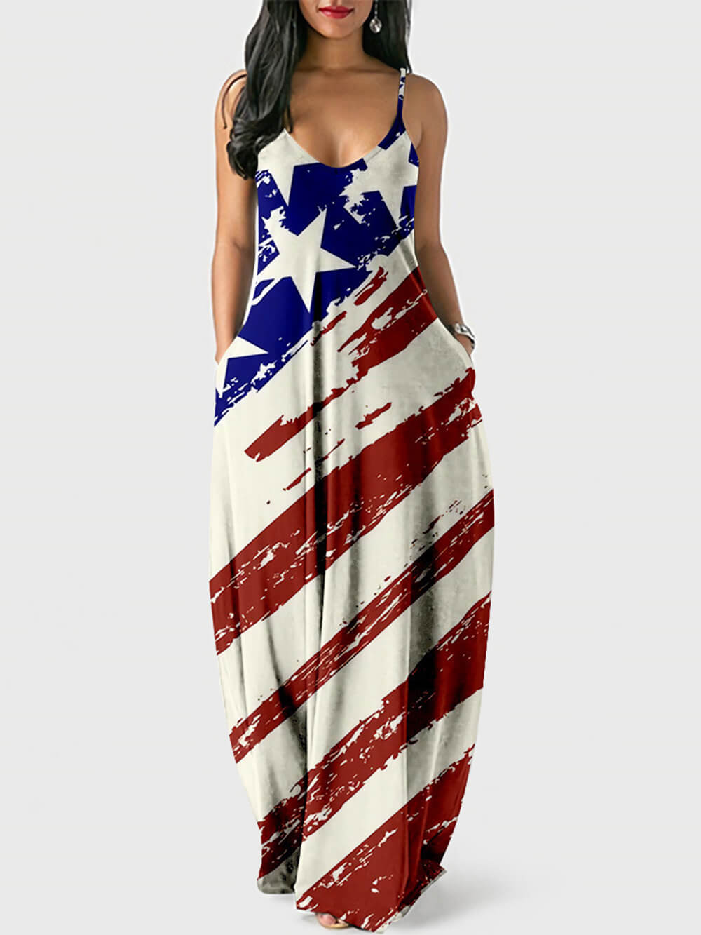 Independence Day Print Cami Dress Newgew Dresses