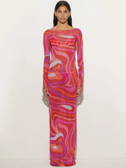 Marm Chiffon Maxi Dress Newgew Dresses