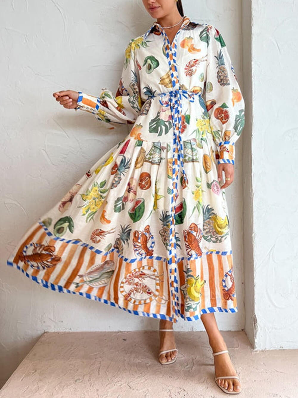 Theo Shirtdress In Multi Newgew Dresses