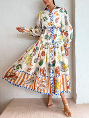 Theo Shirtdress In Multi Newgew Dresses