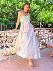 Graffiti Print Sleeveless A-Line Maxi Dress Newgew Dresses