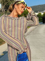 Maxi Dress Holiday Beach- Brown Newgew Dresses