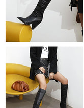 Glitter Glam Slouched Boots Newgew