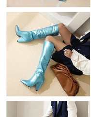 Glitter Glam Slouched Boots Newgew