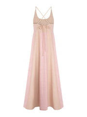 Two-Tone Spliced Maxi Dress Newgew Dresses