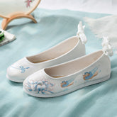 For Han Chinese Clothing Embroidered Ancient Style Canvas Shoes Newgew