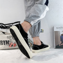 Men's Spring Trendy Biscuit Shape Couple Canvas Shoes Newgew