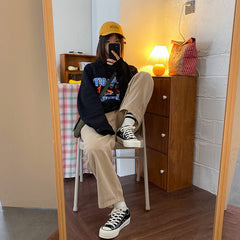 Trendy Beautiful Women's Evergreen Engraved Platform Canvas Shoes Newgew