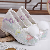 Style Everyday Joker Embroidery Height Increasing Canvas Shoes Newgew