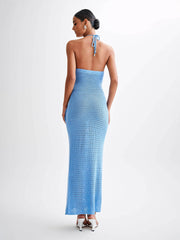 Kyla Floral Crochet Maxi Dress Newgew Dresses