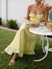 Magical Moments Maxi Dress Yellow Newgew Dresses