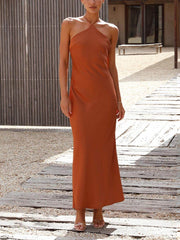 Unique Neckless Backless Maxi Dresses Newgew Dresses