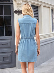 Adjustable Lightweight Denim Dress Newgew Dresses