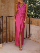 Fashion Deep V Sleeveless Backless Dress Newgew Dresses