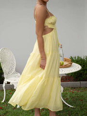Magical Moments Maxi Dress Yellow Newgew Dresses