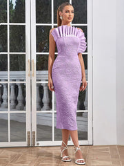 Strapless Ruffled Floral Dress Newgew Dresses