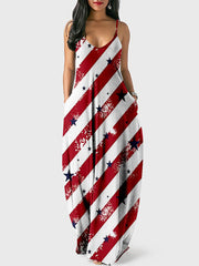 Independence Day Print Cami Dress Newgew Dresses