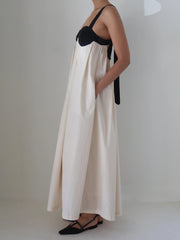 Amelia Cotton Pleat Maxi Dress Newgew Dresses