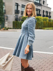 Denim Darling Mini Dress Newgew Dresses