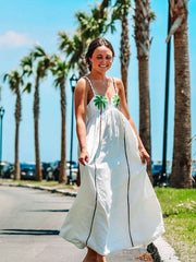 Palm Oasis Slip Dress Newgew Dresses