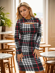 Vintage Striped Tie-Dye Dress Newgew Dresses