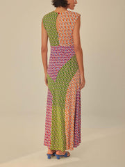 Mixed Cashew Knot Maxi Dress Newgew Dresses