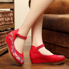 Women's Colorful Phoenix Height Increasing Insole Heels Newgew