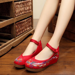 Women's Colorful Phoenix Height Increasing Insole Heels Newgew