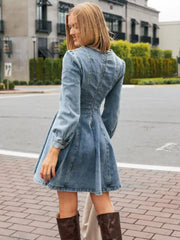 Denim Darling Mini Dress Newgew Dresses